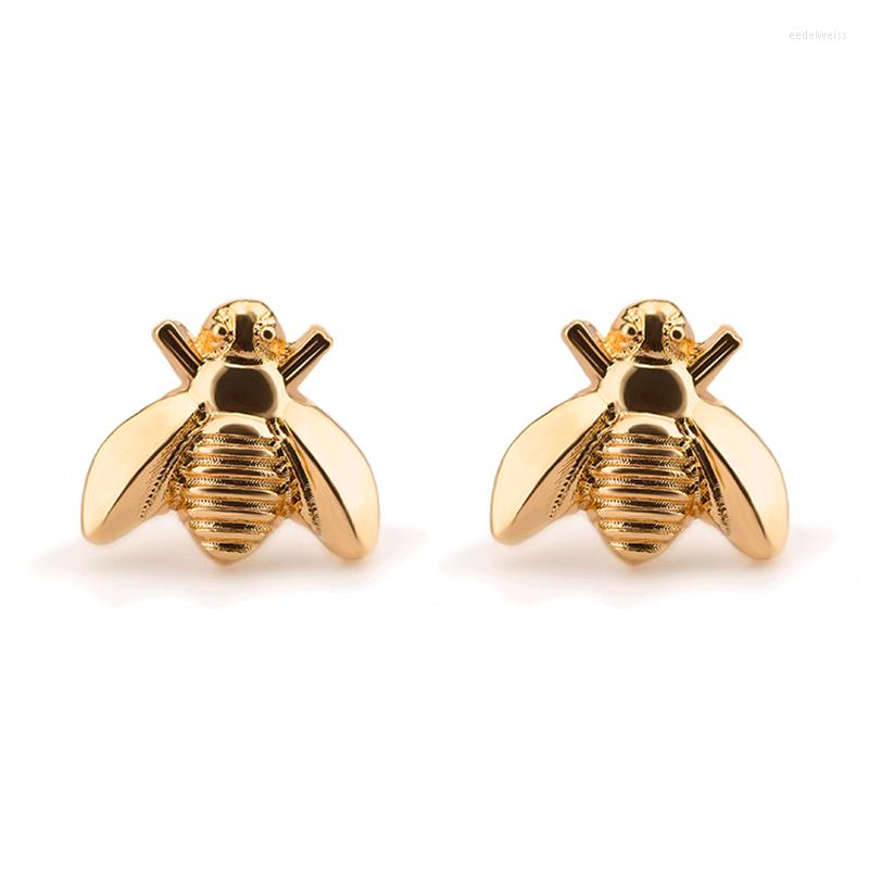 

Stud Earrings Cute Gold Silver Color Honey Bee Creative Charming Female Animal Earring Accessories Fashion Girl Party Jewelry Gifts
