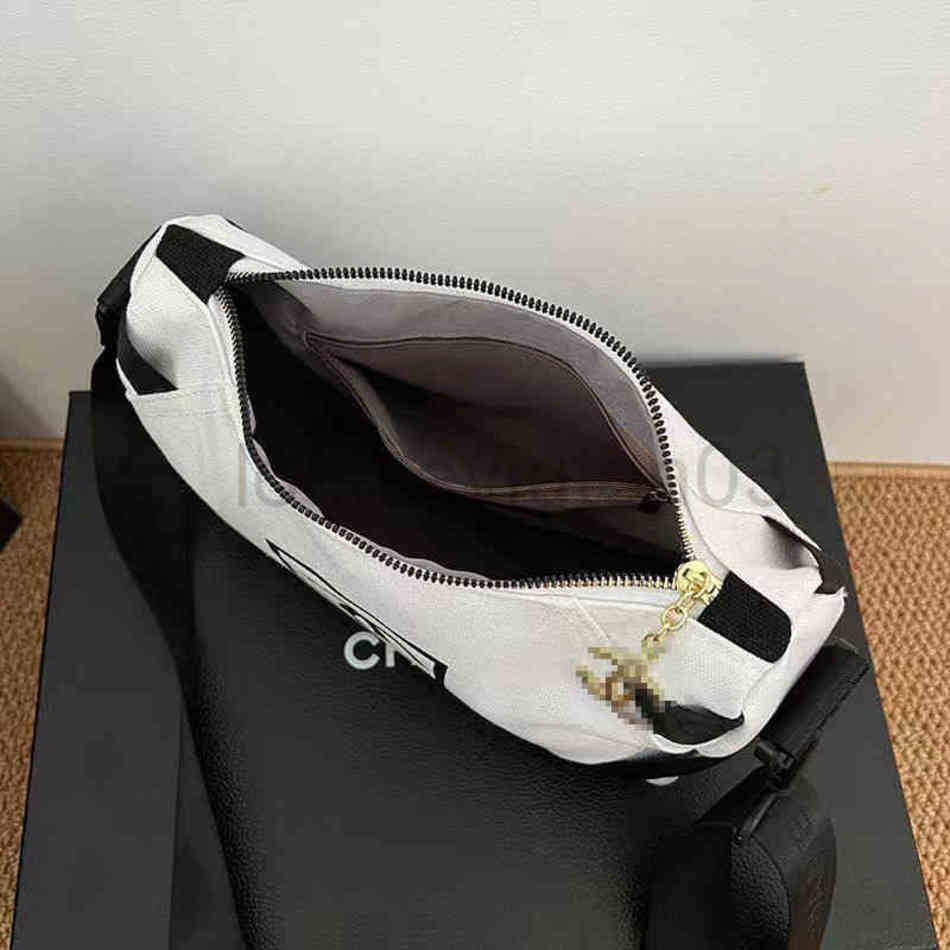 

Designer Channel Bag Man Woman Canvas Single Large Capacity Crossbody Bag Women's Fashion Brands Shoulder Messenger Bag L11in W5.11in H9.8in, White