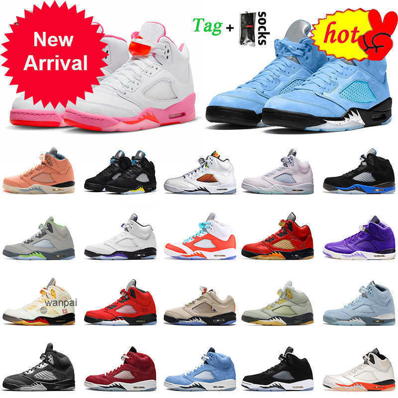 

shoes Top High Shoe Unc University Blue Pinksicle 5s Aqua Jumpman 5 Basketball Shoes OG Women Mens Dj Khaled x We the Bests Psgs Concord Black, D15 ice blue 40-47