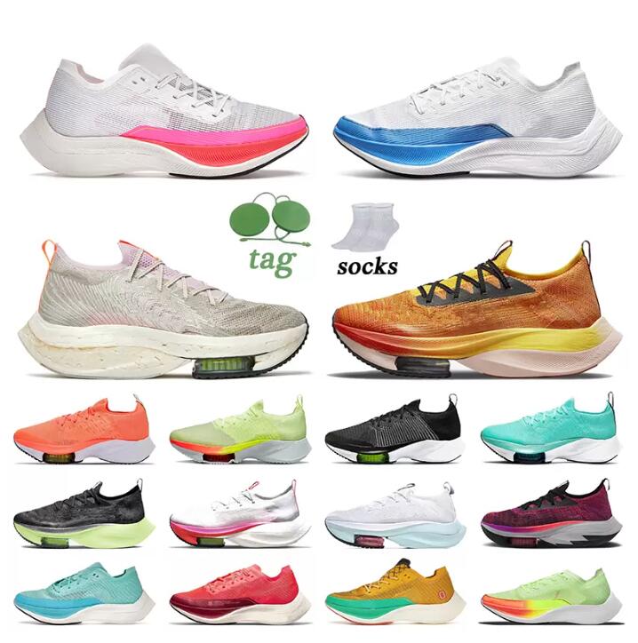 

2023 Pegasus Zoomx Vaporfly Next% Running shoes Tempo Fly Knit Nature Rawdacious Ekiden Barely Volt White Black Hyper Jade Women Mens Jogging Trainers Sneakers 36-45