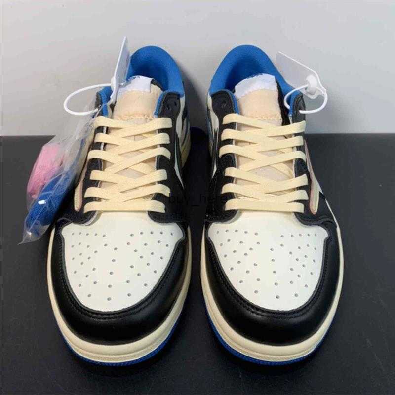 

basketball shoes athletic Travis TS SP low Fragment DM7866-140 mens womens sport, Grey