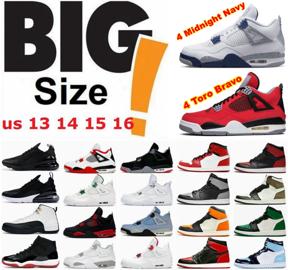 

Big Pro Size 48 49 50 Basketball Shoes Mens US 14 15 16 1S Heritage Shadow Panda Patent Bred 4S Midnight Navy Undefeated Thunder Toro Bravo What The Neon Grey Sneakers, 1 color#5