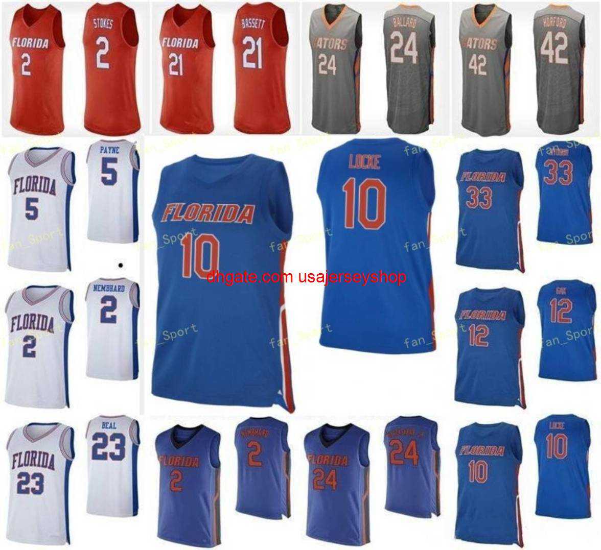 

NCAA College Florida Gators Basketball Jersey 3 Jalen Hudson 13 Joakim Noah 23 Bradley Beal 42 Horford 55 Williams Custom Stitched, As