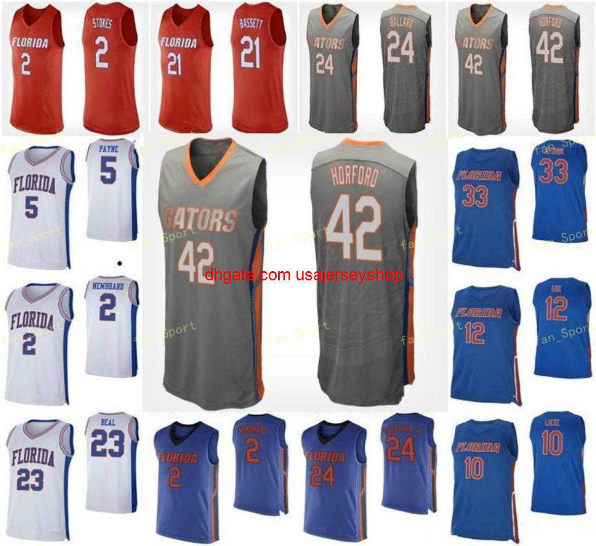 

NCAA College Florida Gators Basketball Jersey 0 Ques Glover 1 Tre Mann 10 Noah Locke 11 Keyontae Johnson 12 Gorjok Gak Custom Stitched, As