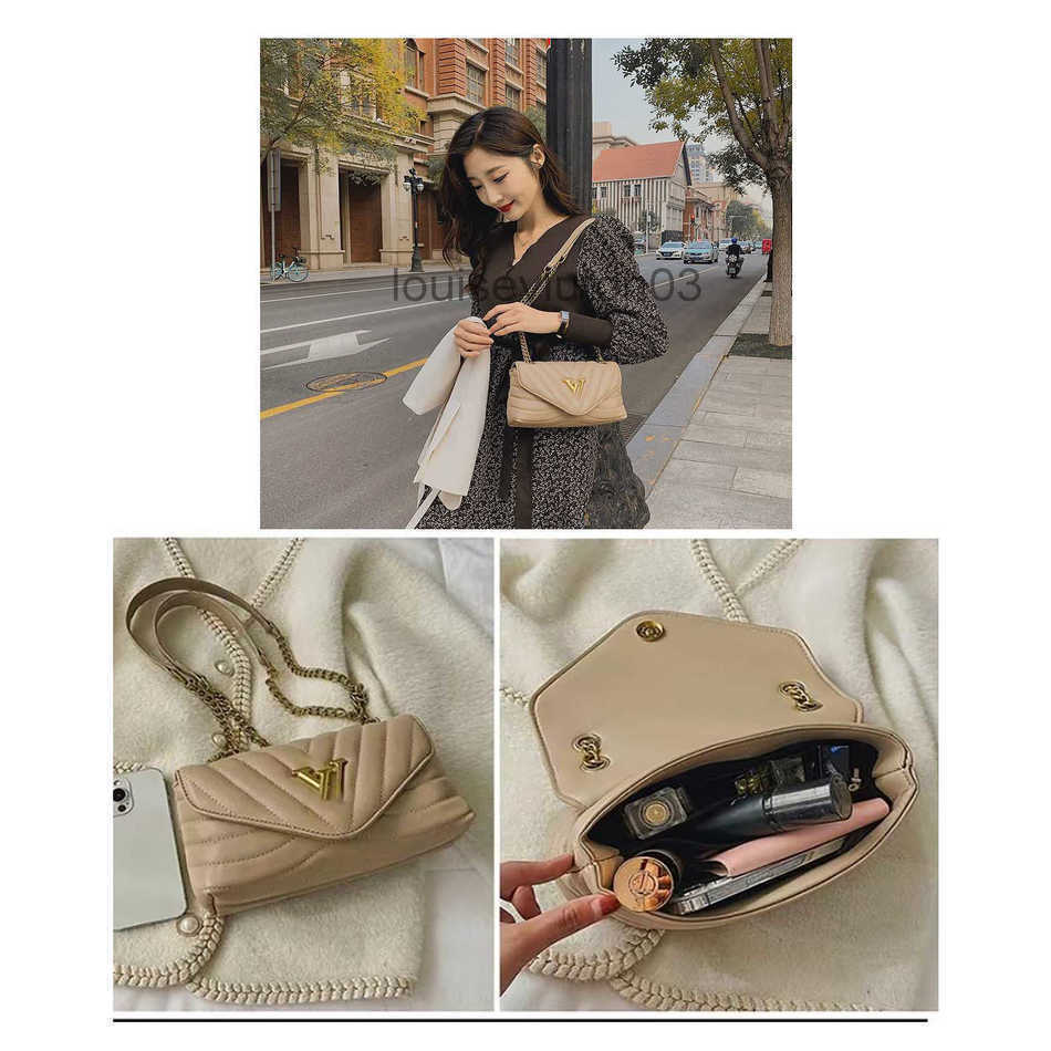 

Designer LVS Bag Tote Shoulder Handbag Fashion Luxurious Mens Womans Lovers New Chain Autumn And Winter PU Messenger Armpit Square Leather Bag, Khaki