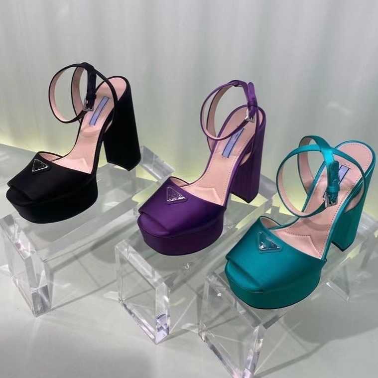 

top-level rose red rhinestone sandals real silk Open toe platform Pumps chunky high Heels sandals 140mm women's Luxury Designers Dress shoe with box