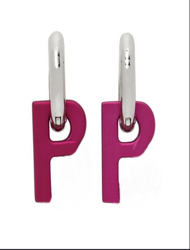 

Titanium steel Great B letter Thick chain necklace female exaggerated temperament retro glamorous earrings women Punk 18K gold pla8358438, Mixed colors