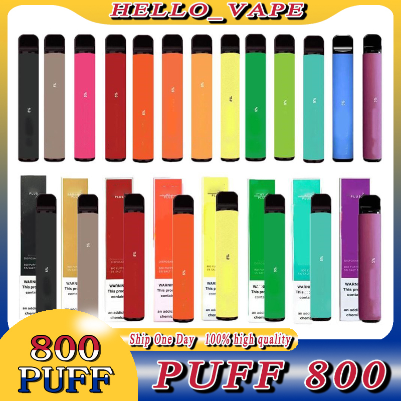 

Portable Puffs 800 electronic cigarettes Disposable vapes e-cigarettes 550mAh Battery 3.2ml Pre-Filled Vape Pen