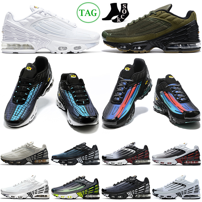 

plus tn 3 running shoes tuned tns tn3 men women Laser Blue Aqua Volt Triple White Grey Light Bone Yellow Be True mens trainers womens outdoor sports sneakers hotsale, Black blue