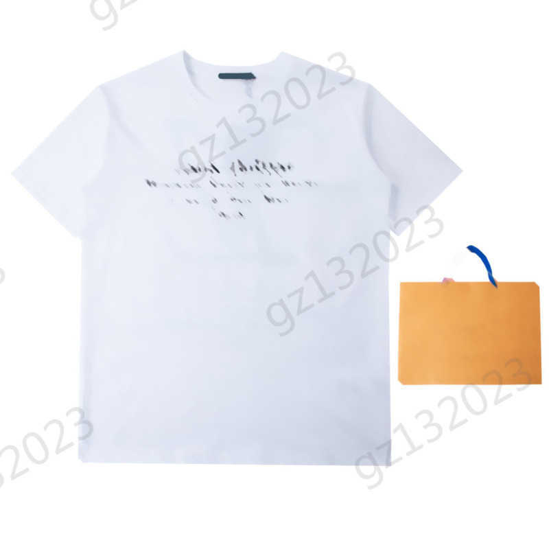 

Womens T-shirts Contrasting Colors Letter Print Crewneck Short Sleeve T-shirt Cotton Fabric Loose Comfortable Pullover Tees Unisex Style Women Clothing 1970