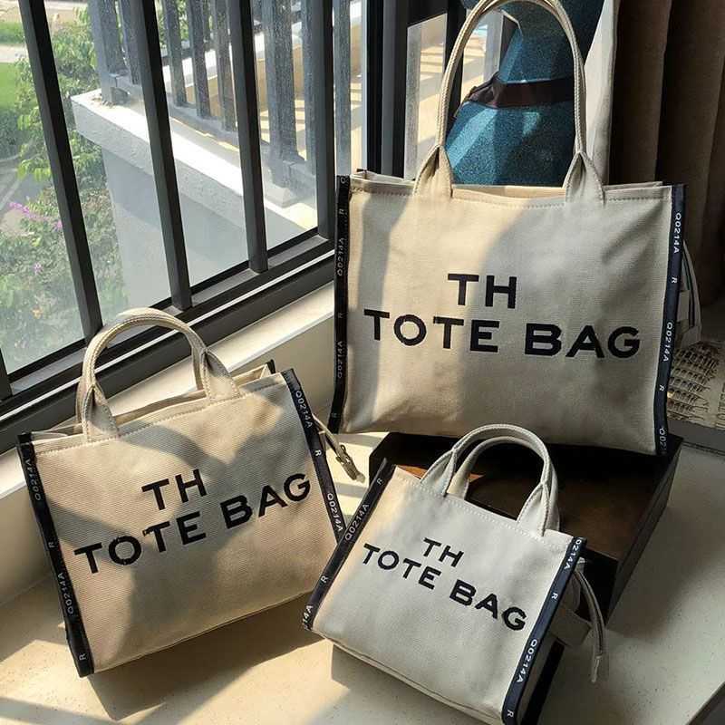 

tote bag marc canvas shopping bags luxury designer tote handbags women shoulder bag Fashion Letters Print Crossbody Purses 221226, Red