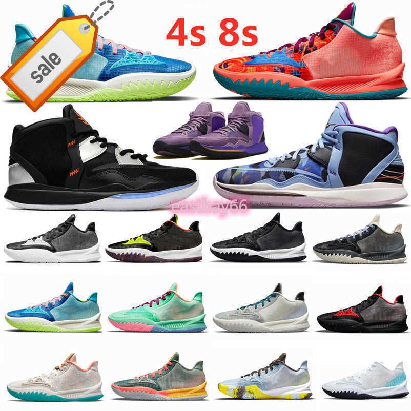 

Top Quailty Trash Infinity Kyrie 8 One World 1 4 Mens Basketball Shoes Irving 4s People Keep Sue Fresh Laser Blue Black Bone Orange Gold, Color#15