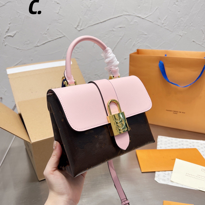 2022 Monogram Women's New Designer Bag Fashion High Quality Soft Leather Handbag Clutch Wallet Crossbody Bag