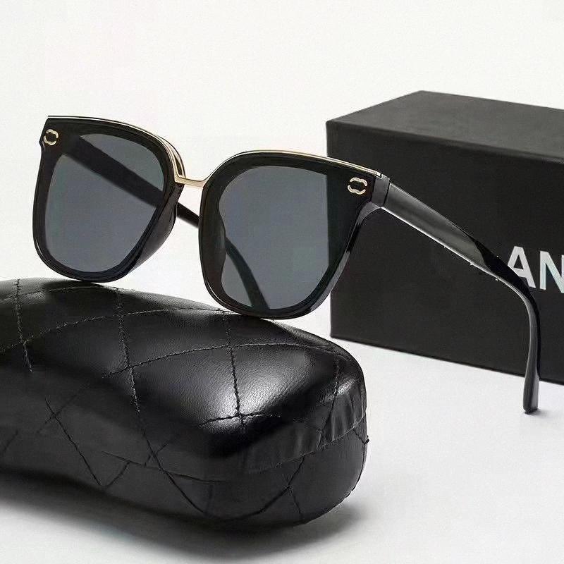 

Luxury Designer Brand channel Sunglasses Designer Sunglass Quality eyeglass Women Men Glasses Square Womens Sun glass UV400 lens Unisex With box