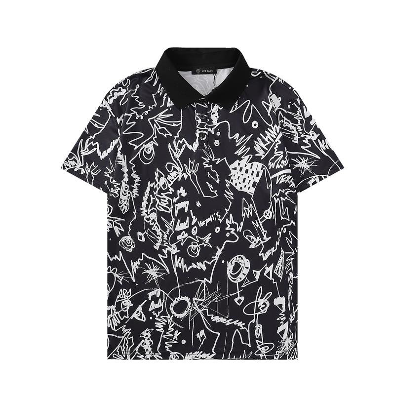 

Mens Polo Shirt Designer Man Fashion Horse T Shirts Casual Men Golf Summer Polos Shirt Embroidery High Street Trend Top Tee Asian size M-XXXL #01, Customize