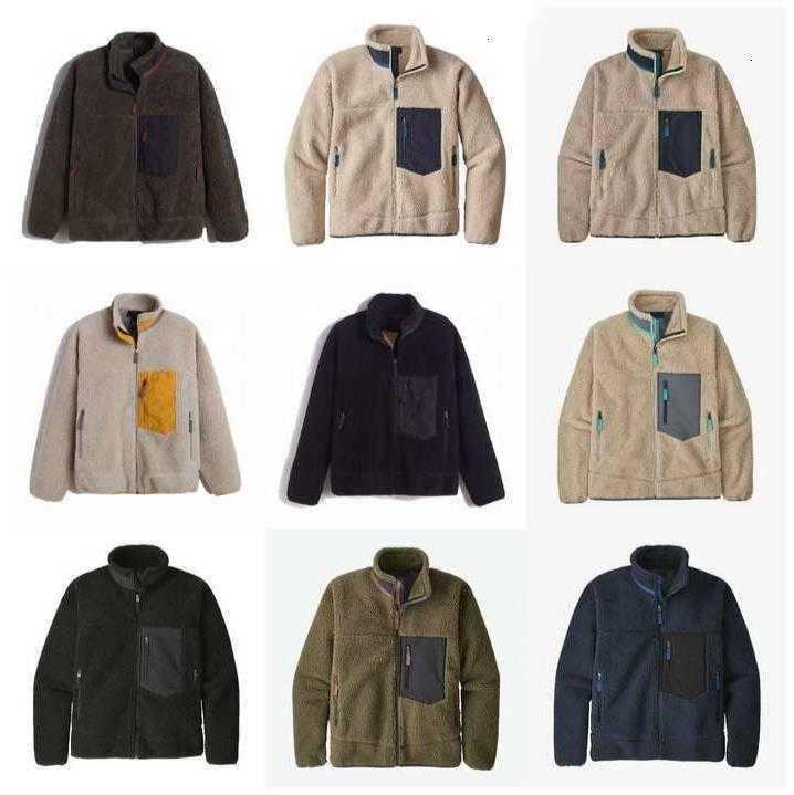 Designer Mens Patagonias Jacket Men Women Thick Warm Down Classic Retrox Couple Cashmere Fleece Jackets Top Coats vfwc