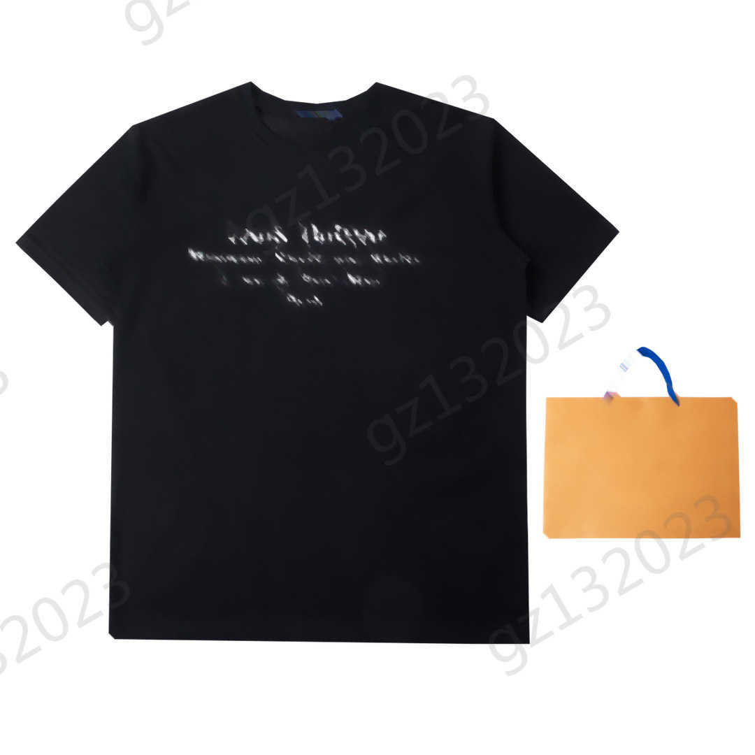 

Womens T-shirts Letter Print Short Sleeve Pullover T-shirt Classic Crewneck Loose Casual Cotton Tees Unisex Style Designer Women Apparel