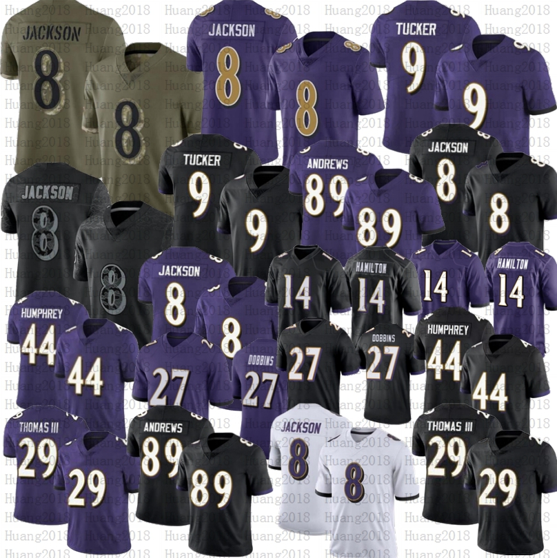 

Justin Tucker 8 Lamar Jackson football tee Jersey Mark Andrews Baltimores Kyle Hamilton Raven Marlon Humphrey J.K. Dobbins 3 Odell Beckham Jr, Men