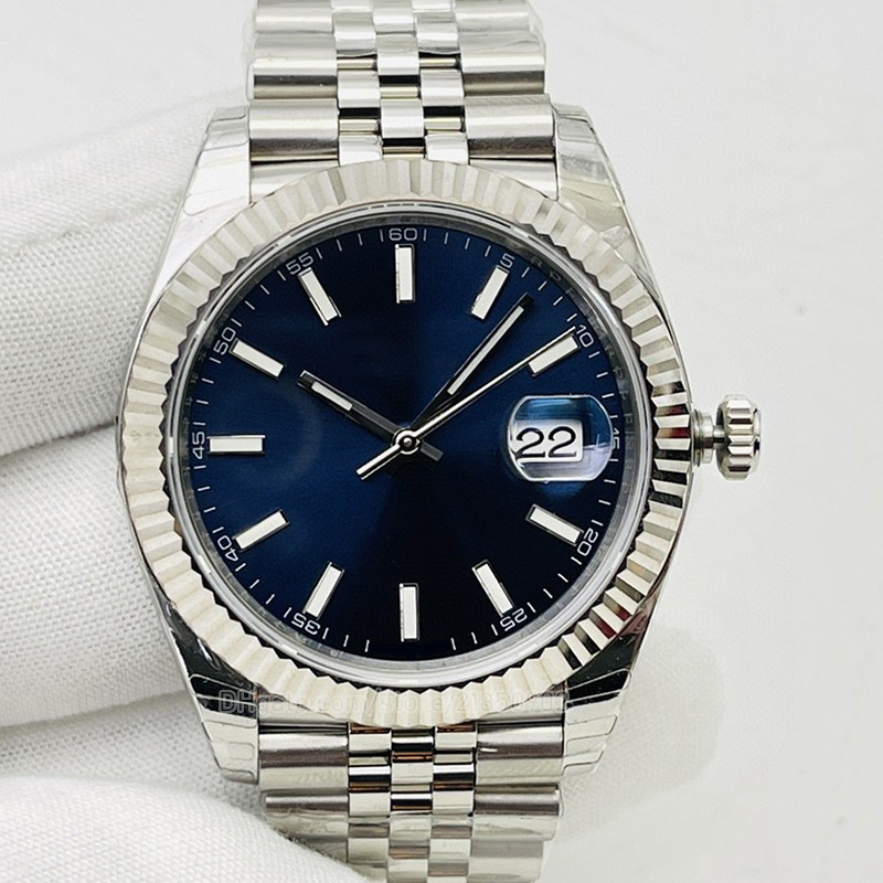 

movement watches datejust 41 man watchs designer wristwatch blue dial automatic watch waterproof sapphire 36mm 904l stainless steel jubilee bracelet and oyster, Color 13