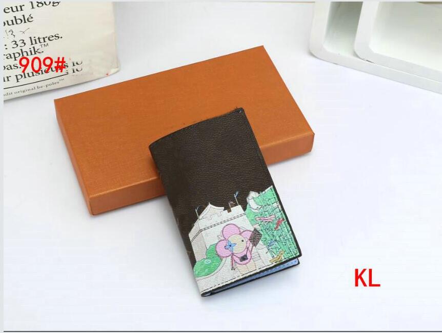 

Designer Card Holder Wallet Short Case Purse Quality Pouch Quilted Leather Womens Men Purses Mens Key Ring Credit Coin Clutch Mini Bag 909#25, Green