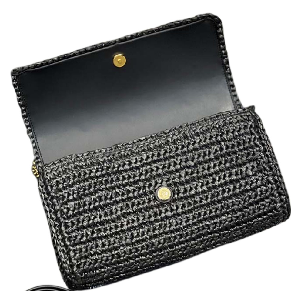 

Bags women crossbody handbags luxury fashion summer beach bag messenger bag shoulder diagonal cross body messengers ladies shoulders purse, Black