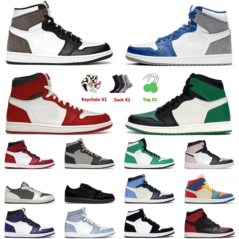 

Designer Mens Basketball Shoes 1 1s Top Jumpman High Dark Mocha True Blue Lost Found Taxi Fragment Ts Men Women Sneakers Trainers Size 12, A2 reverse mocha 36-46