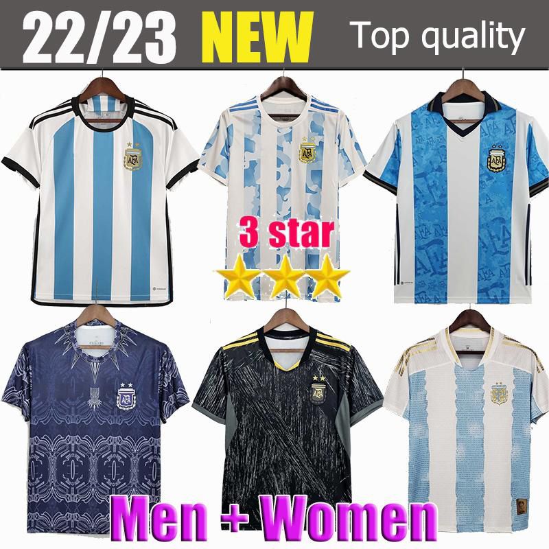 

22 Argentina MESSIs Soccer Jerseys woRLD CUp MARADONA KUN AGUERO AGUERO DI MARIA DYBALA LO CELSO special National Team Fans home away football shirts men kids66, 12