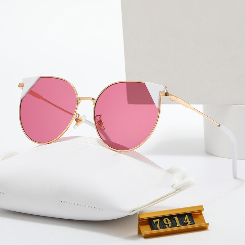 

Luxury Designer Sunglasses Men Fashion Metal Narrow Frame Sunglass Womens Polarizing Glass Oval Lens Mens Anti Ultraviolet Glasses 2212263QS