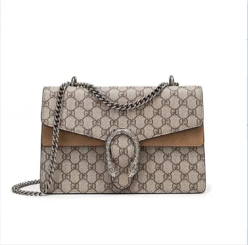 

Shopping 2021 Womens Bag handbag handbags Limited Style Chain Genuine Leather Shoulder Diagonal Crossbody bags, Red