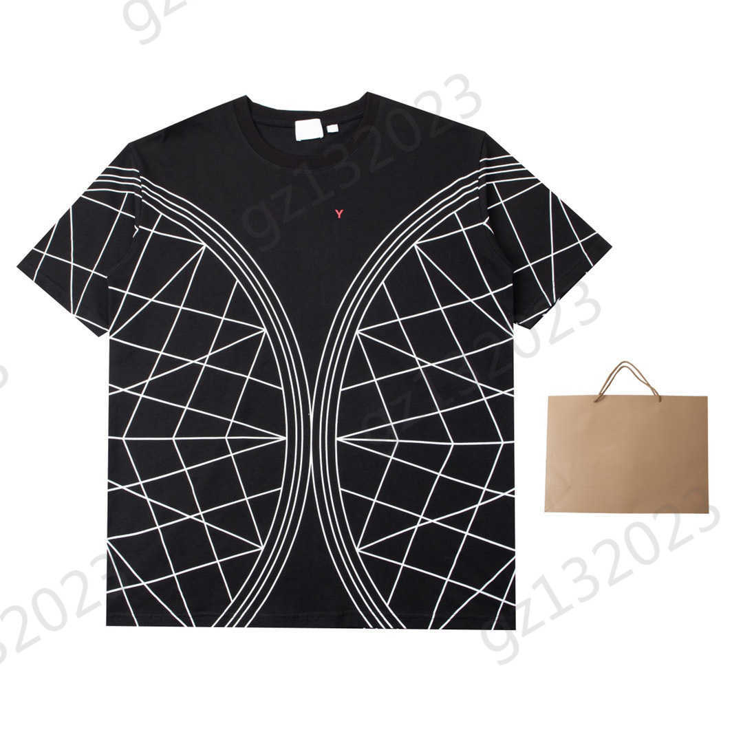

Womens T-shirts Plaid Print Design Short Sleeves T-shirt Round Neck Silhouette Cotton Tees Unisex Style Spring Summer Women Clothes