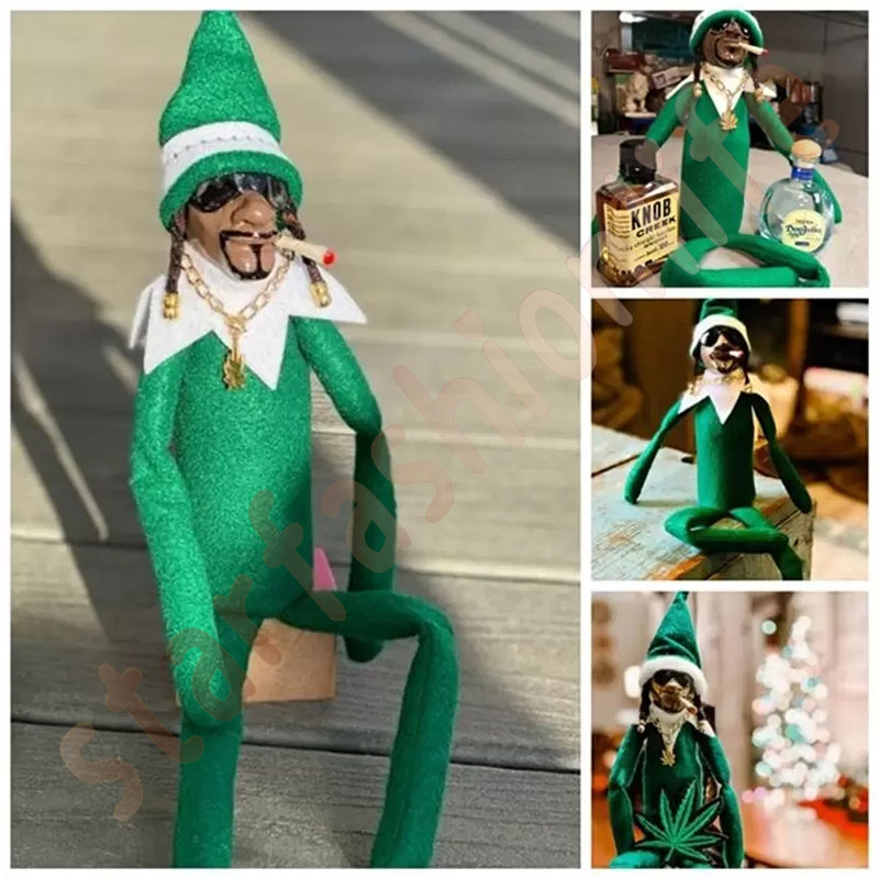

Snoop on A Stoop Christmas Elf Doll Spy Bent Home Decorati Year Gift home party decorations