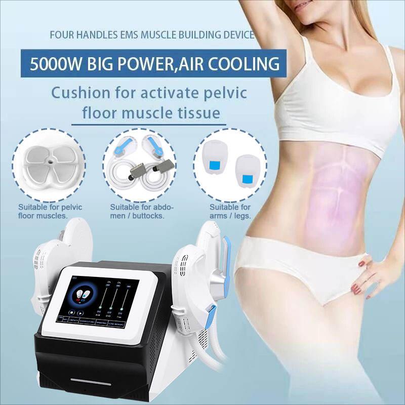 

Professional Muscle Stimulator EMS muscle sculpting body shaping fat reduce 2/4 handles HIEMT with RF EMSLIM neo slimming machine weight loss beauty salon equipment