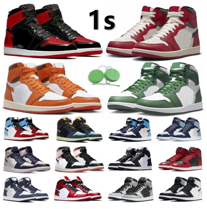 

Jumpman 1 1s basketball shoes for mens womens lows travis scotts Fragment Hyper Royal University Blue Reverse Mocha Denim Lost Found trainers sports sneakers, 47