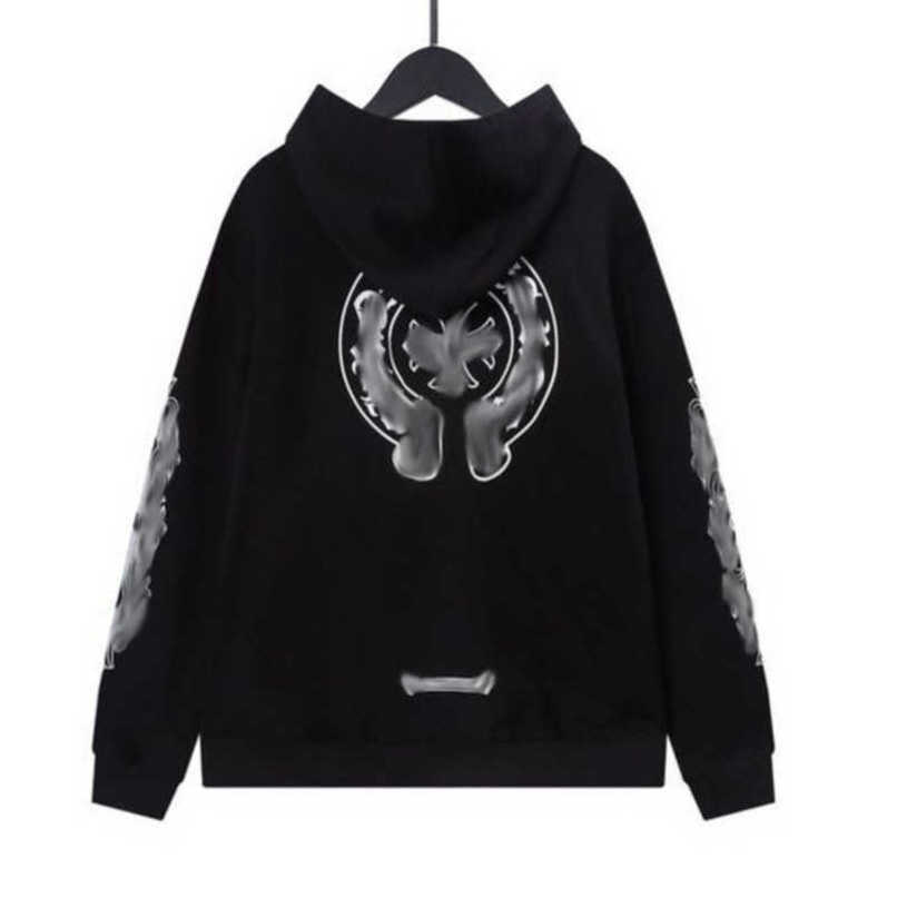 

Fashion Luxury Men' Sweatshirts Jackets Hoodies Men Women Designer Boy Sanskrit Print Sweater Zipper Hooded Cross Pullover Hoodie Casual Tops Coat Jacket X39p