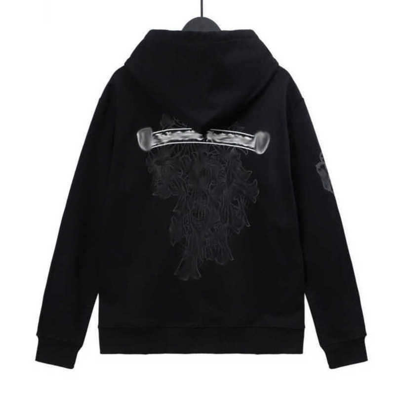

Fashion Men' Luxury Jackets Sweatshirts Men Women Classic Hoodies Zipper Hooded Sweater Designer Cross Pullover Sanskrit Hoodie Casual Tops Coat Jacket Dfyz