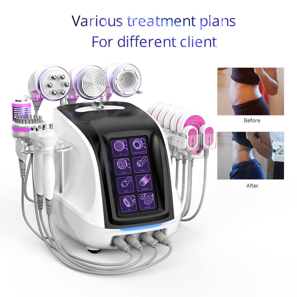 

40k cavitation vacuum system slimming machine 2.5 rf slim microcurrent lipo lase