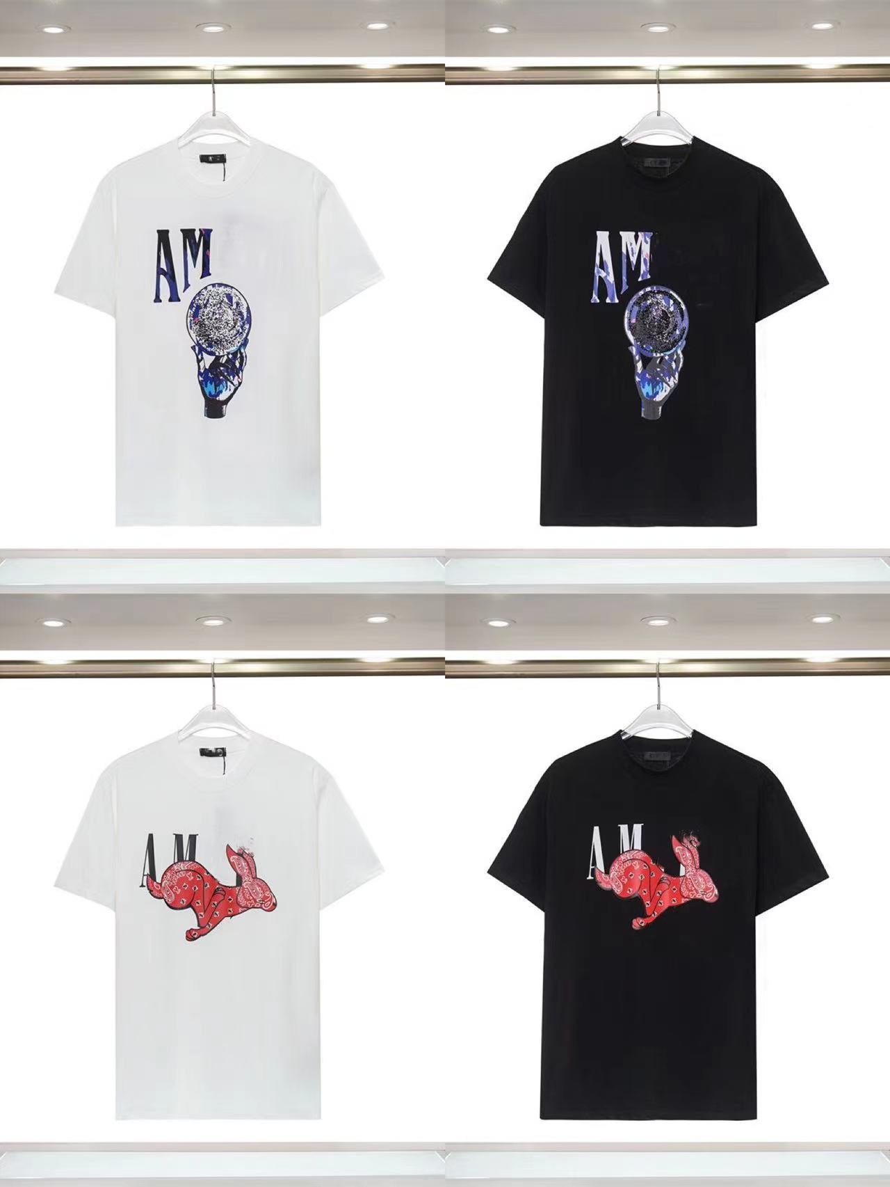

2022 summer new alphabet print Men's T-Shirts OD67 women's round neck cotton short sleeve loose pullover top