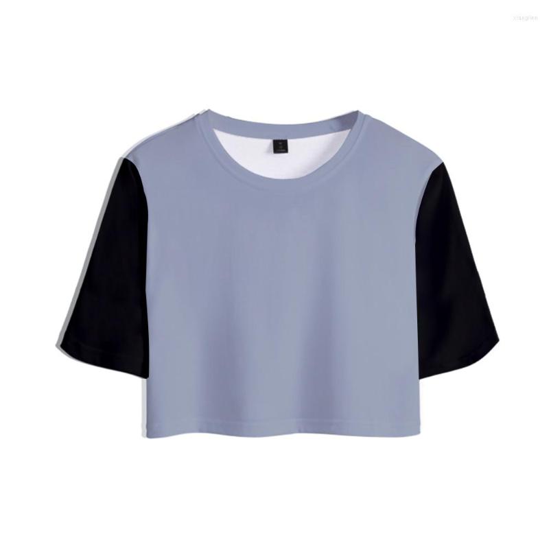 

Women's T Shirts 2022LIANSHUO 3D Anime Trend Pattern T-shirt Women's Short Summer Fashion Casual Tide Brand Breathable Sleeve Sexy Top, Picture color