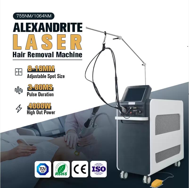 

New upgrade Alexandrite hair removal Laser DCD Cooling System Max PRO Dual Wavelength Alex 755nm 1064nm ND YAG Lazer Hair Removal Machine