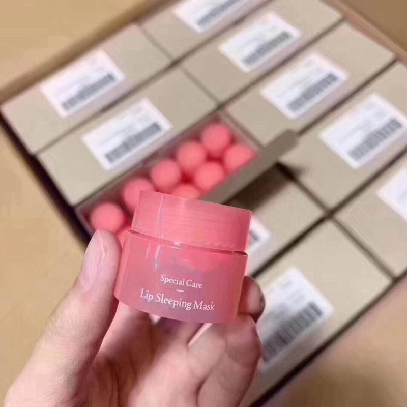 

Korean Brand Special Care Small Size Lip Balm Lip Sleeping Mask Lipstick 3g and Water Lips Cares Bleaching Cream