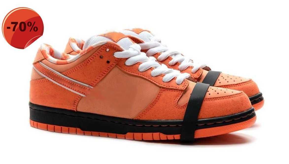 

2023 Authentic Running Shoes Low Concepts Orange Lobster Purple Green Blue Red Trainers Men Women Outdoor Sports Sneakers With Original box