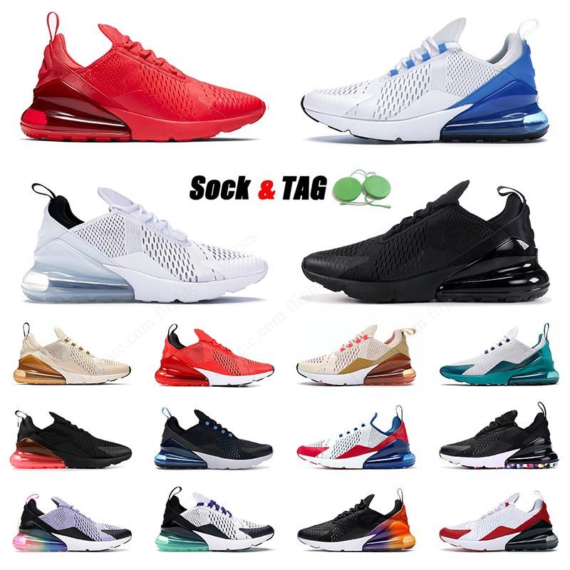 

OG 270 Running Shoes for Men Women University Red Photo Bule White Mesh Triple Black Light Orewood Brown Volt Orange Have A Day Outdoor Sports Sneakers Trainers, T23 40-45 black bule