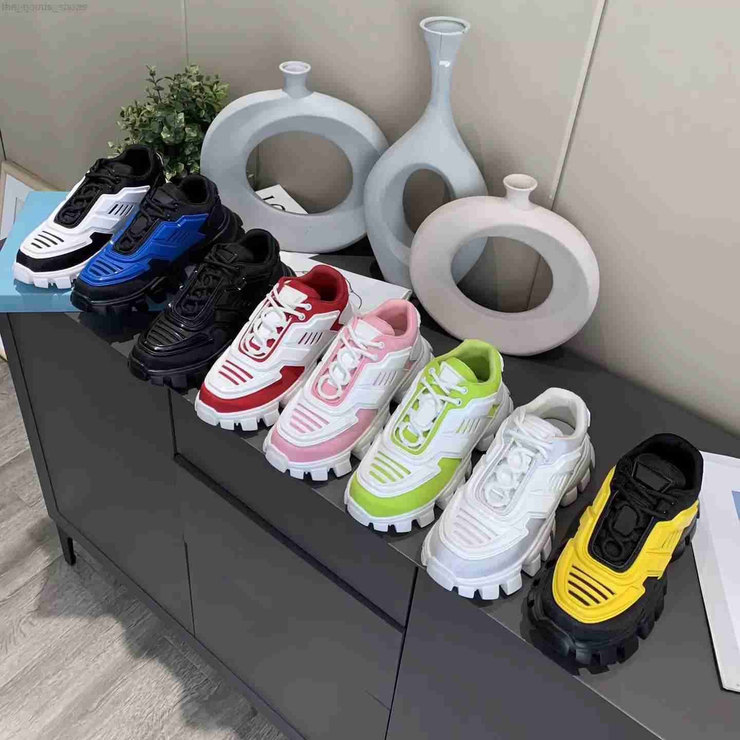 

OA033 Men Women Casual Shoes Cloudbust Thunder Sneakers P Camouflage Capsule Series Shoe Color Matching Increase Platform Rubber Sneaker