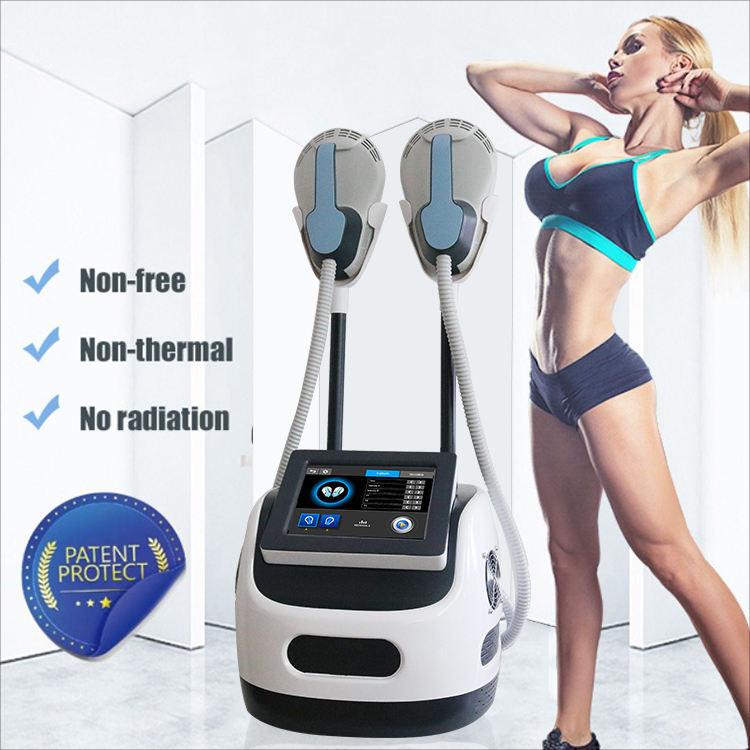 

professional ems sculpting 2 handles HIEMT EMSLIM slimming machine Muscle Sculpt Muscle Trainer body shaping weight loss reduce fat Removal beauty equipment