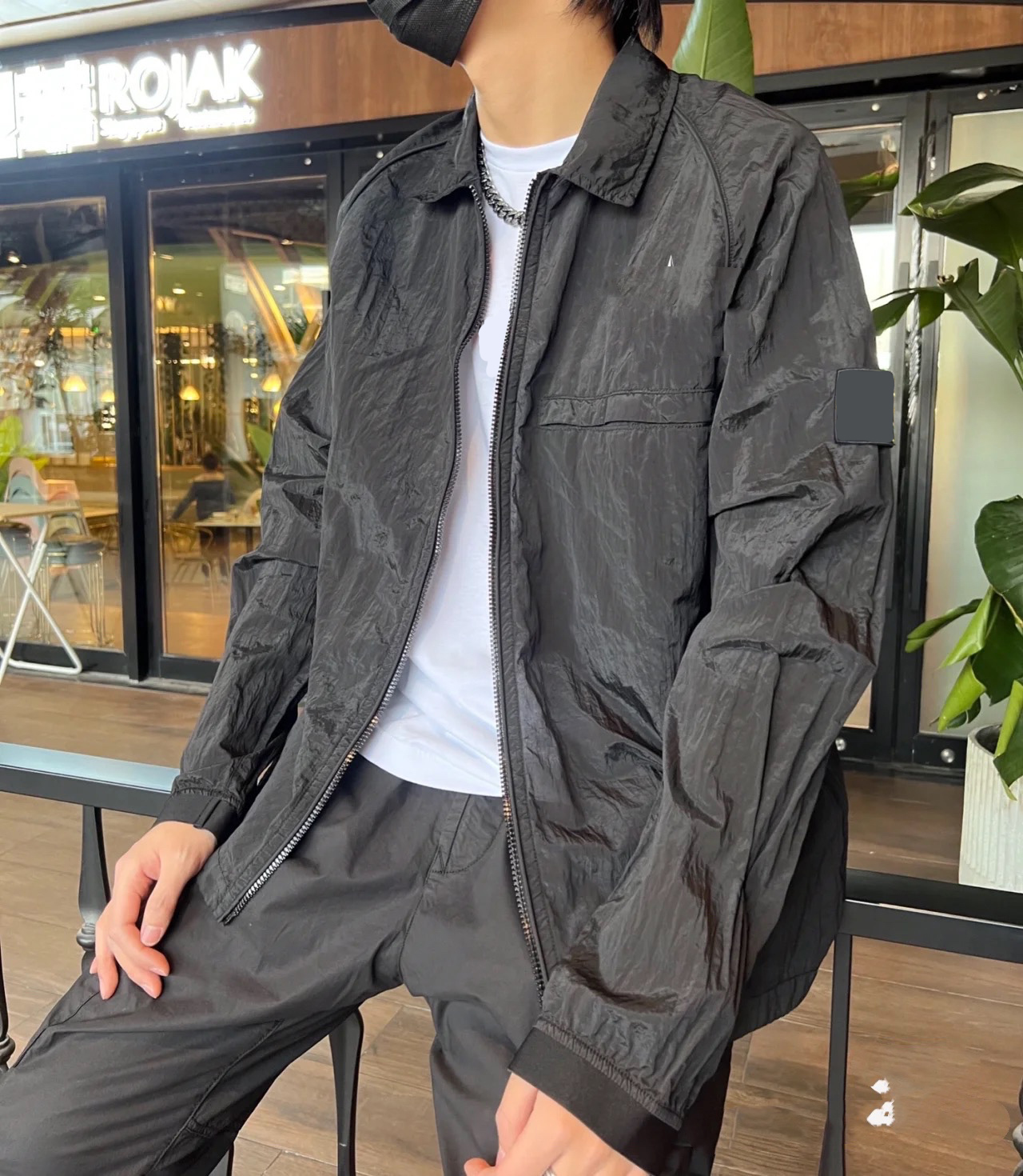 

Jackets Brand designer four color stone new style isands Spring Thin light rleisure trendy Sports Outerwear Clothing Casual Coats Mens fashion jacket Man 2809