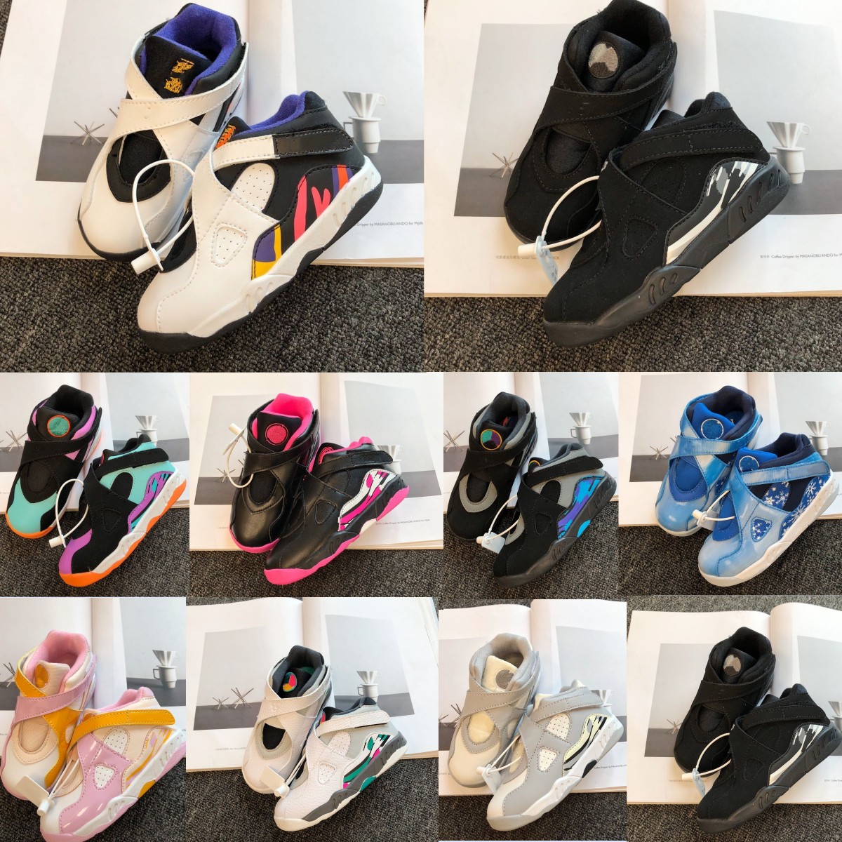 

Shoes Kids 8 Designer Baby Toddlers 8s Shoe Children Youth Infant Basketball Sneakers Big Boys Kid Jumpman Outdoor Trainers Grade School Girls Luxury Footwear