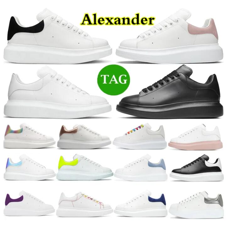 

2023 Casual Shoes mc Espadrilles Trainers Womens Flats Platform Designer Oversized White Black queen Leather Luxury Velvet Suede mens alexander 36-45