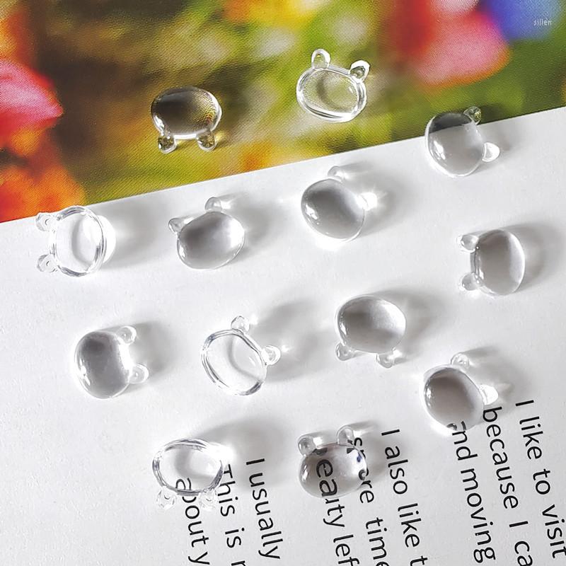 

Nail Art Decorations 50Pcs/20Pcs Rhinestone Kawaii Decoration Clear Manicure Accessories Resin Butterfly Bear 3D Charm For Nails DIY Stone