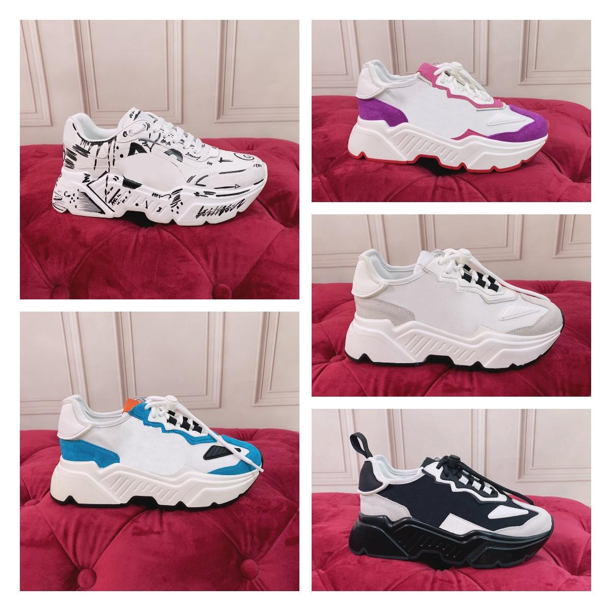 

With Box Designer Shoes Luxury Shoes Casual Comfortable Extra High COUPLE'S Top Quality DG-Anti-slip Entirely Handmade for Making NS1 size jQis, Photo color