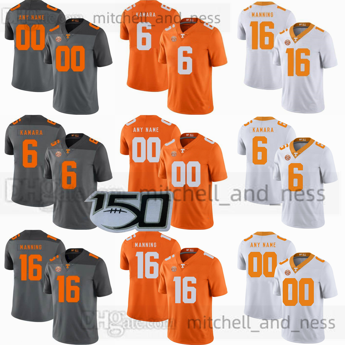 Custom S-6XL Tennessee Volunteers Football Jersey 5 Hendon Hooker 3 Tayven Jackson 7 Joe Milton III 42 Hunter Barnes 24 Dylan Sampson 2 Jabari Small